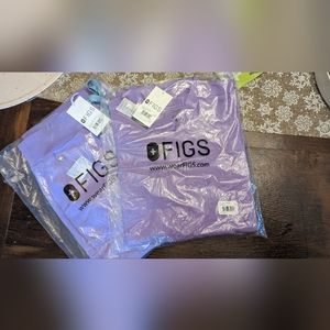 lavender figs Rafaela top high-waisted zamara yoga joggers. New with tags.